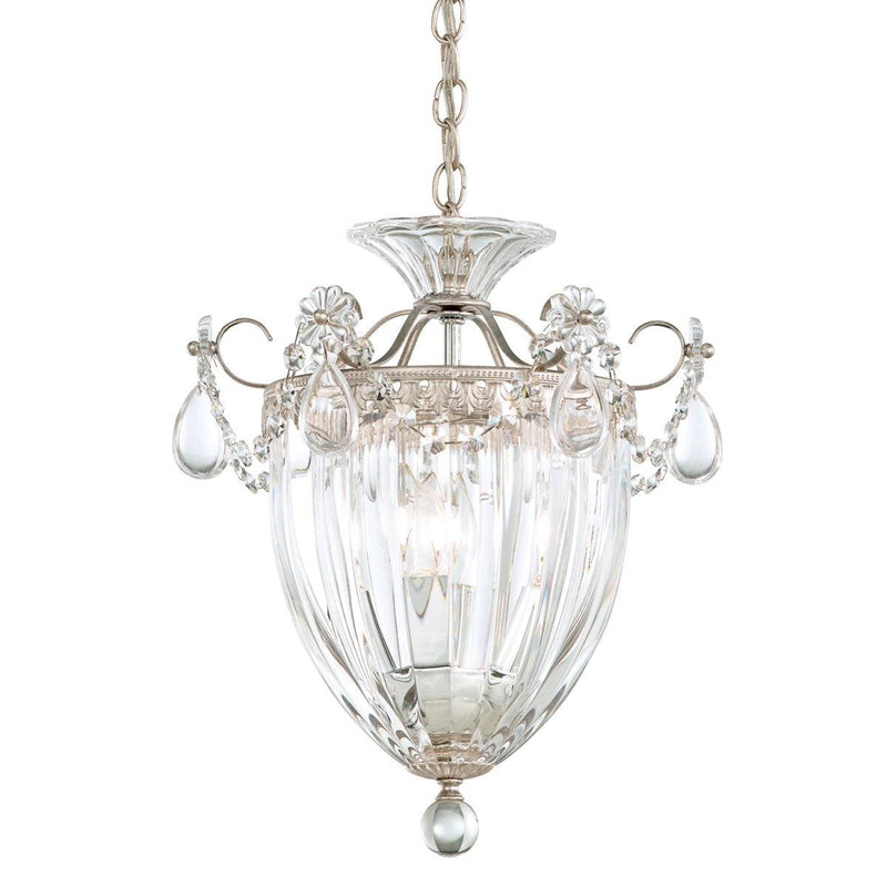 Bagatelle Pendant Light by Schonbek, Finish: Silver Polished-Schonbek, Size: Large, Crystal Color: Spectra-Schonbek | Casa Di Luce Lighting