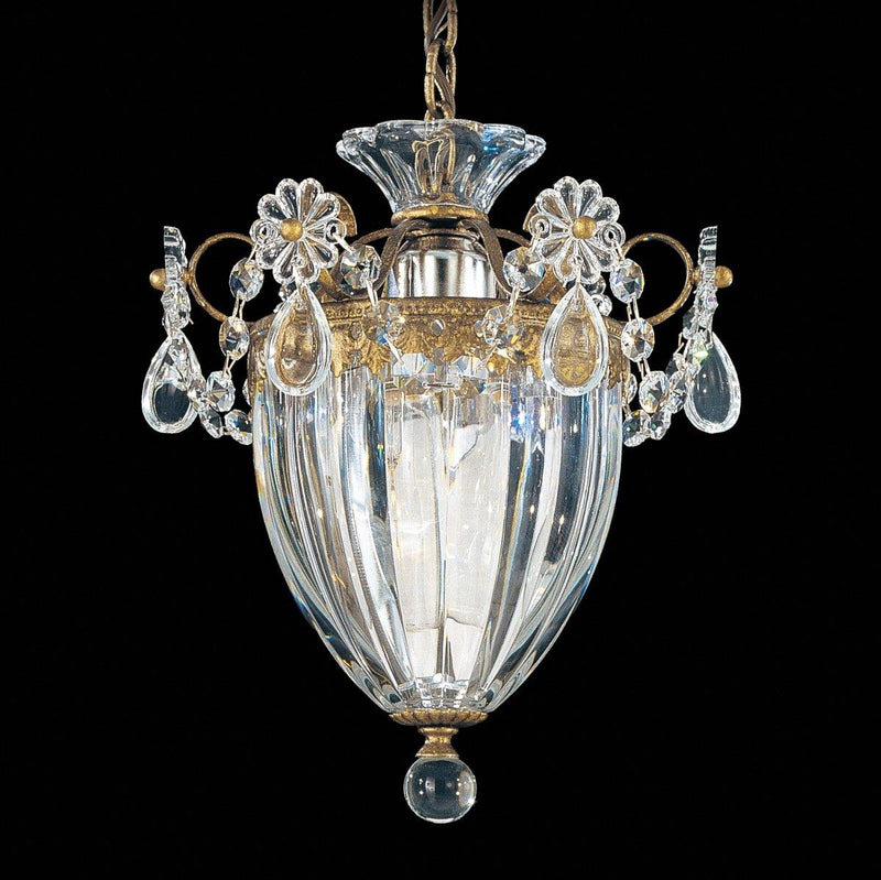 Bagatelle Pendant Light by Schonbek, Finish: Silver Antique-Schonbek, Size: Small, Crystal Color: Heritage-Schonbek | Casa Di Luce Lighting