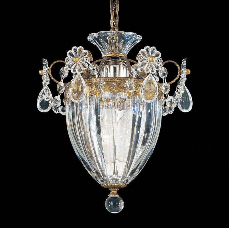 Bagatelle Pendant Light by Schonbek, Finish: Aurelia-Schonbek, Size: Small, Crystal Color: Spectra-Schonbek | Casa Di Luce Lighting