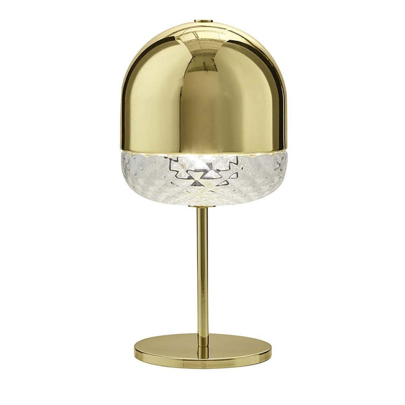 Balloton Table Lamp by MM Lampadari, Color: Smooth Glass, Finish: Brass Polished, Size: Mini | Casa Di Luce Lighting