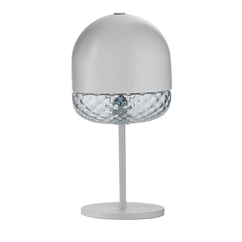 Balloton Table Lamp by MM Lampadari, Color: Smoked Balloton, Finish: Matt White-Axo Light, Size: Mini | Casa Di Luce Lighting