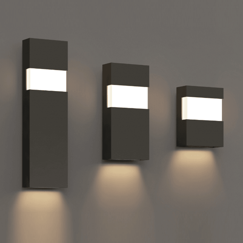 Band LED Indoor-Outdoor Wall Sconce by Sonneman, Finish: White, Grey, Bronze, Size: Small, Medium, Large,  | Casa Di Luce Lighting