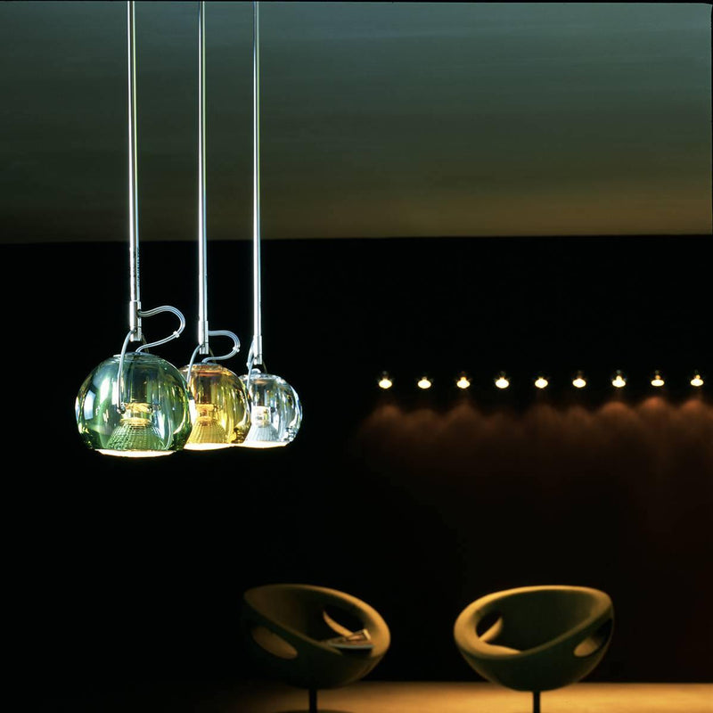 Beluga Pendant by Fabbian, Finish: Chrome, Copper, White, Red, Transparent, Green, Blue, Yellow, Size: Small, Large,  | Casa Di Luce Lighting
