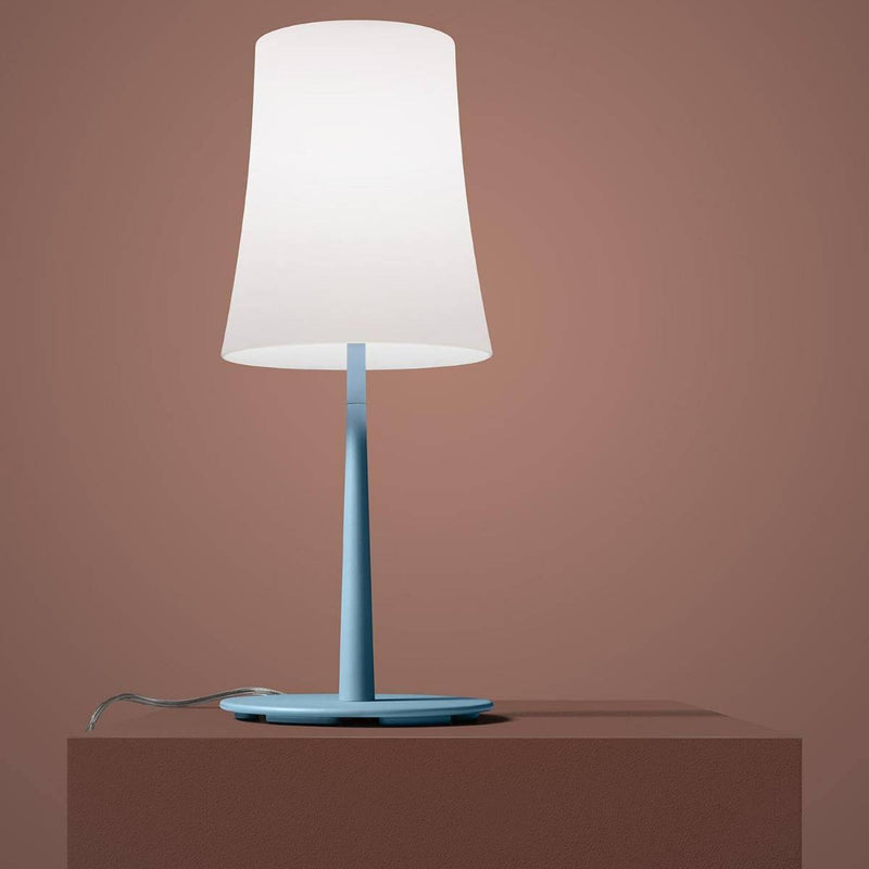 Birdie Easy Table Lamp by Foscarini, Color: Light Blue, White, Sand, Black, Brick Red - Foscarini, Olive Green, Size: Small, Large,  | Casa Di Luce Lighting