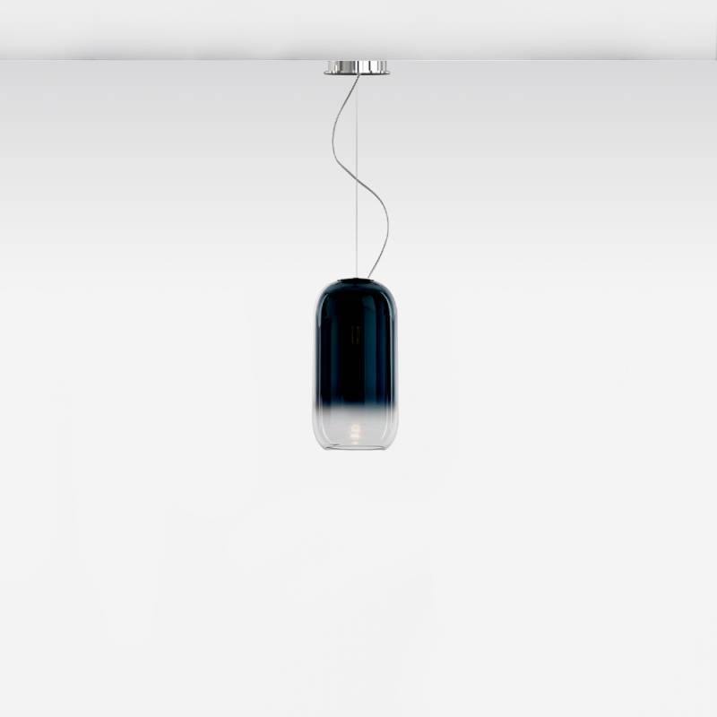Gople Suspension Lamp by Artemide, Color: Blue Gradient-Artemide, Size: Mini,  | Casa Di Luce Lighting
