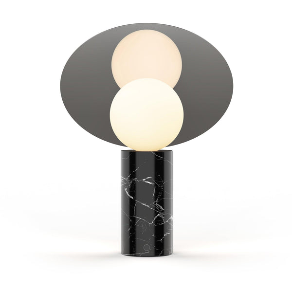 Bola Disc Table Lamp by Pablo, Finish: Black/Gunmetal, ,  | Casa Di Luce Lighting