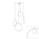 Bola Halo Multi Light Pendant by Pablo, Finish: Rose Gold, Number of Lights:: 4,  | Casa Di Luce Lighting