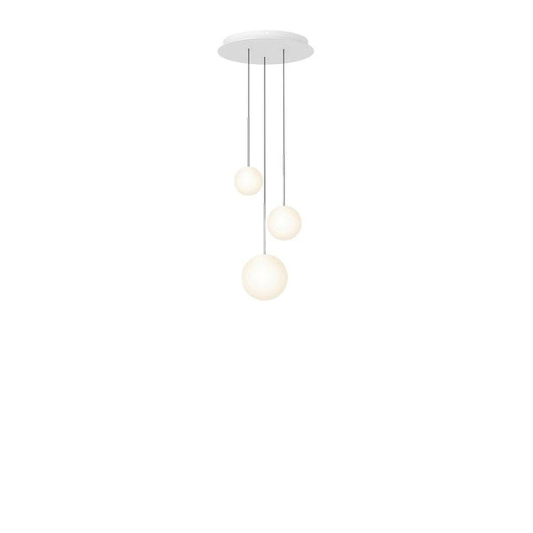 Bola Sphere Option 1 Chandelier by Pablo, Finish: Chrome, Number of Lights: 3-Light,  | Casa Di Luce Lighting