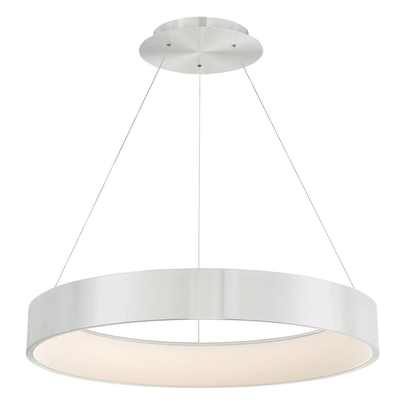 Corso dweLED Pendant by W.A.C. Lighting, Finish: Aluminum Brushed, Black, White, Size: 18 Inch, 32 Inch, 43 Inch, 53 Inch,  | Casa Di Luce Lighting