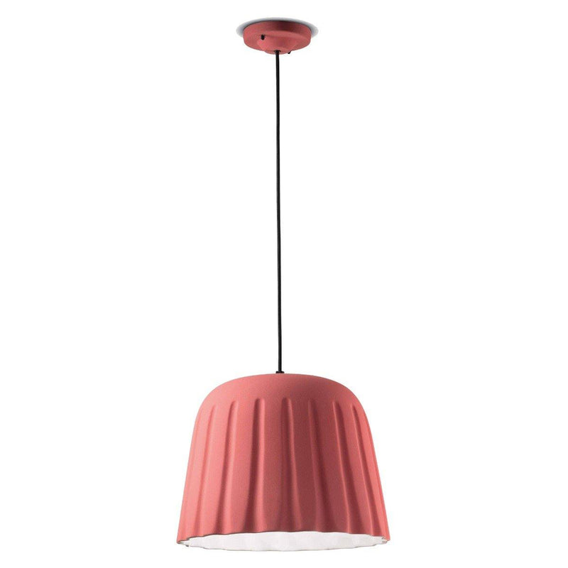 Madame Gres Pendant by Ferroluce, Color: Coral Pink-Ferroluce, ,  | Casa Di Luce Lighting