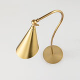 Lupe Wall Sconce By Mitzi - Aged Brass Top View