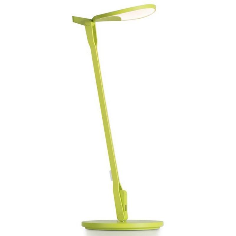 Matte Leaf Green Splitty LED Desk Lamp by Koncept