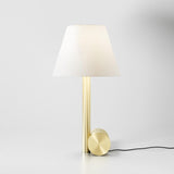 Calee XS Table Lamp by CVL, Shade: Black Chinette-CVL, White Chinette-CVL, Finish: Satin Brass, Satin Graphite-CVL, Nickel Satin, Satin Copper-CVL, Brass Polished, Polished Graphite-CVL, Nickel Polished, Polished Copper-Mitzi,  | Casa Di Luce Lighting