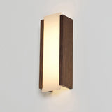 Capio Wall Sconce by Cerno, Finish: Walnut Dark Stained, Color Temperature: 2700K, Size: Large | Casa Di Luce Lighting