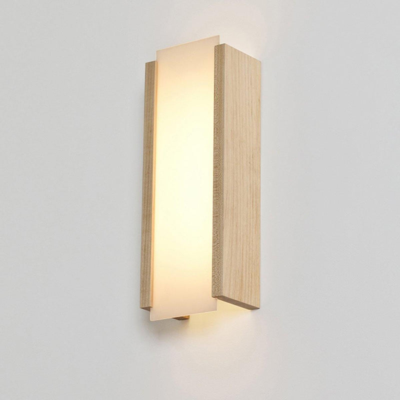 Capio Wall Sconce by Cerno, Finish: White Washed Oak, Color Temperature: 2700K, Size: Small | Casa Di Luce Lighting