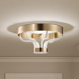 Festa Ceiling Light by Sylcom, Color: Amethyst, Milk White Clear - Sylcom, Clear, Blue, Smoke - Vistosi, Grey, Ocean - Sylcom, Topaz - Sylcom, Finish: Brushed Chrome, Brushed Gold,  | Casa Di Luce Lighting