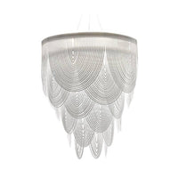 Ceremony Chandelier by Slamp, Color: White, Prisma-Slamp, Fume-Slamp, Size: Small, Large,  | Casa Di Luce Lighting