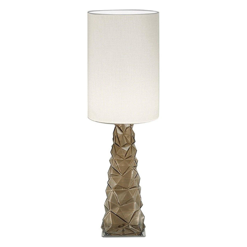 Chaotic Table Lamp by Sylcom, Color: Grey, Shade: Gravel, Size: Large | Casa Di Luce Lighting