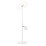 Circa Floor Lamp by Pablo, Finish: White, Type: With Pedestal,  | Casa Di Luce Lighting