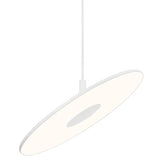 Circa Pendant Light by Pablo, Finish: White, Size: 16 Inch,  | Casa Di Luce Lighting