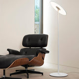 Circa Floor Lamp by Pablo, Finish: Graphite, White, Type: Without Pedestal, With Pedestal,  | Casa Di Luce Lighting