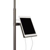 Circa Floor Lamp by Pablo, Finish: Graphite, White, Type: Without Pedestal, With Pedestal,  | Casa Di Luce Lighting