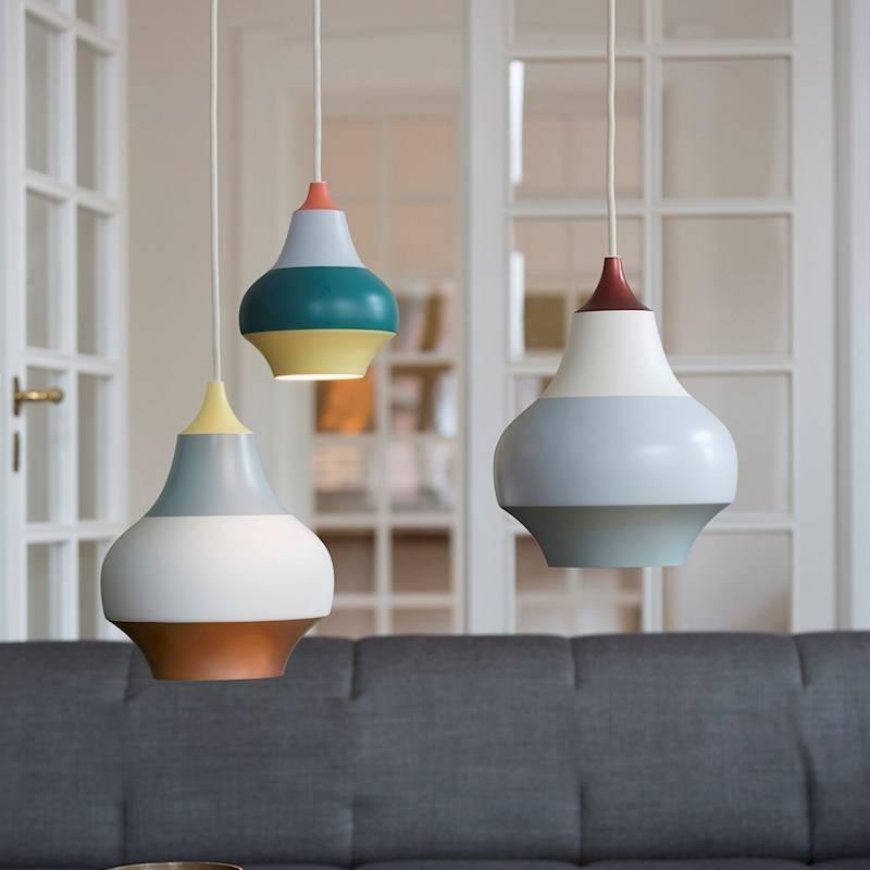 Cirque Pendant by Louis Poulsen by Louis Poulsen, Finish: Copper Top, Grey Top, Yellow Top, Red Top, Size: Small, Medium, Large,  | Casa Di Luce Lighting