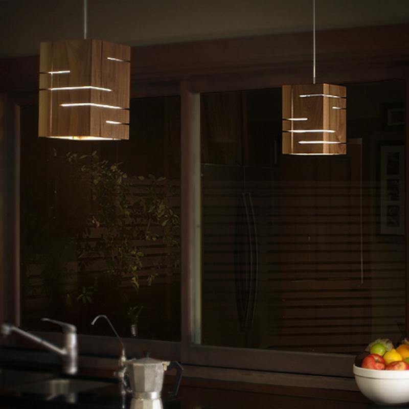 Claudo LED Accent Pendant by Cerno, Color Temperature: 2700K, 3500K, Wood Color: Walnut-LZF, Walnut Dark Stained-Cerno,  | Casa Di Luce Lighting