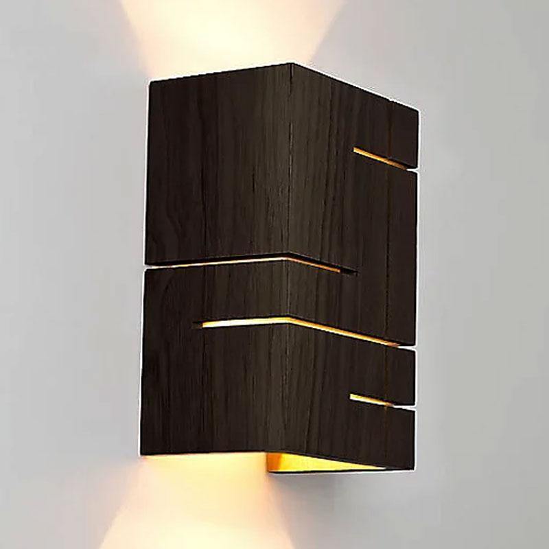 Claudo LED Wall Sconce by Cerno, Finish: Walnut Dark Stained, Color Temperature: 3500K,  | Casa Di Luce Lighting