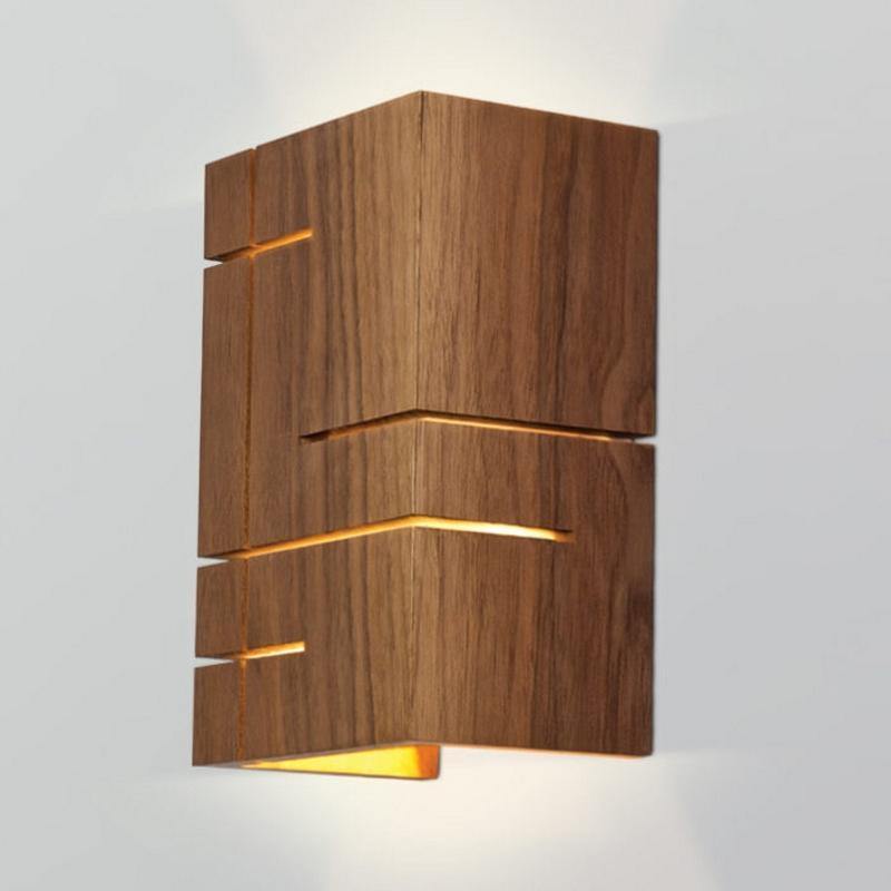 Claudo LED Wall Sconce by Cerno, Finish: Walnut, Color Temperature: 2700K,  | Casa Di Luce Lighting