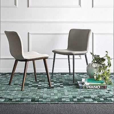 Annie CS1852 Upholstered Metal Chair, Set of 2 by Calligaris