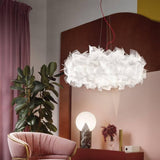 Clizia Pixel Suspension by Slamp, Size: Small, Large, Cord Color: Red, Clear,  | Casa Di Luce Lighting