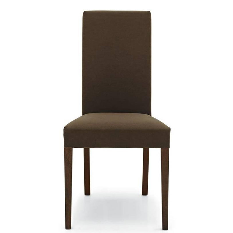 COPENHAGEN CB-1656-C FABRIC UPHOLSTERED WOODEN DINING CHAIR BY CONNUBIA ,SEAT COLOR: SAND, TAUPE, SMOKE GREY, FRAME FINISH: WENGE, WALNUT, GRAPHITE, | CASA DI LUCE LIGHTING