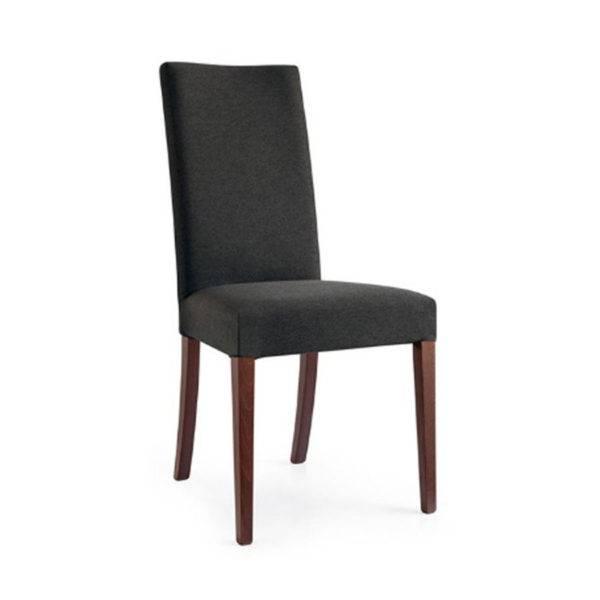 COPENHAGEN CB-1656-C FABRIC UPHOLSTERED WOODEN DINING CHAIR BY CONNUBIA ,SEAT COLOR: SAND, TAUPE, SMOKE GREY, FRAME FINISH: WENGE, WALNUT, GRAPHITE, | CASA DI LUCE LIGHTING