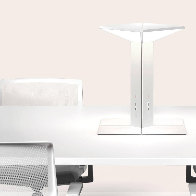 Corner Office White Table Light by Pablo, Title: Default Title, ,  | Casa Di Luce Lighting