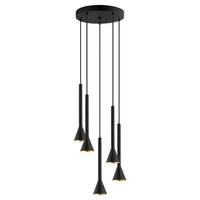 Cortaderas 5-light Pendant Light by Eglo, Title: Default Title, ,  | Casa Di Luce Lighting