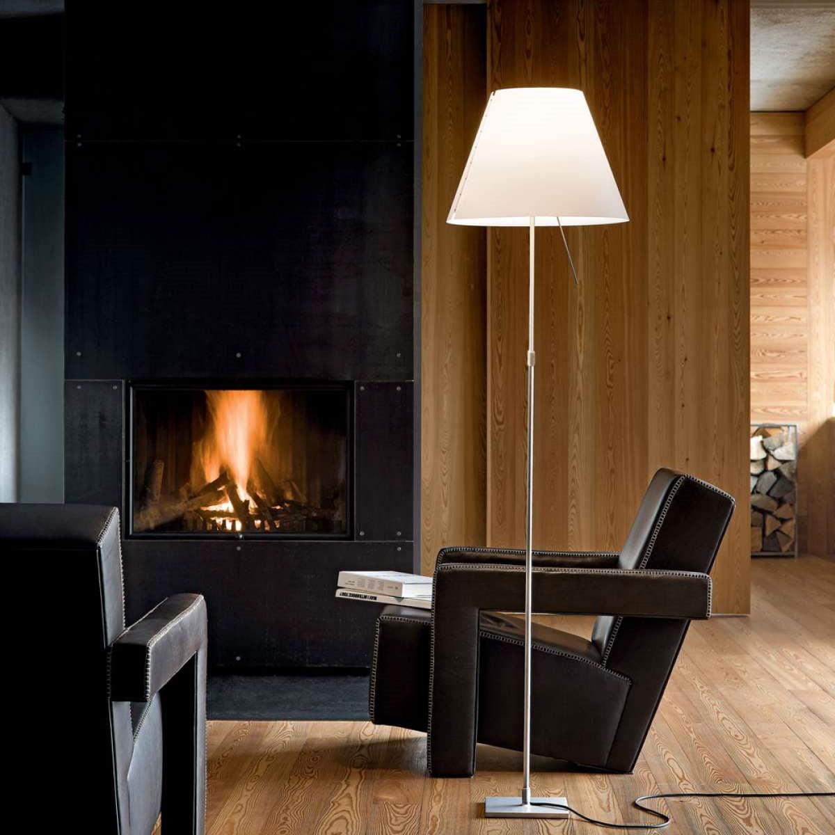 Costanza Floor Lamp with On/Off Switch by Luceplan