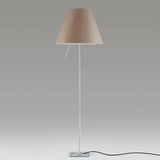 Costanza Floor Lamp  by Luceplan by Luceplan, Shade Colors: White, Comfort Green, Edgy Pink, Soft Skin, Shaded Stone, Primary Red, Liquorice Black, Petroleum Blue, Smart Yellow, Concrete Gray, ,  | Casa Di Luce Lighting