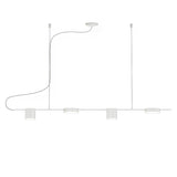 Counterpoint 4 LED Light Linear Pendant by Sonneman, Finish: White, ,  | Casa Di Luce Lighting