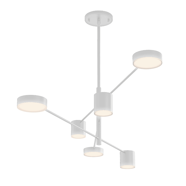 Counterpoint LED Pendant by Sonneman, Finish: Aluminum, Black, White, ,  | Casa Di Luce Lighting