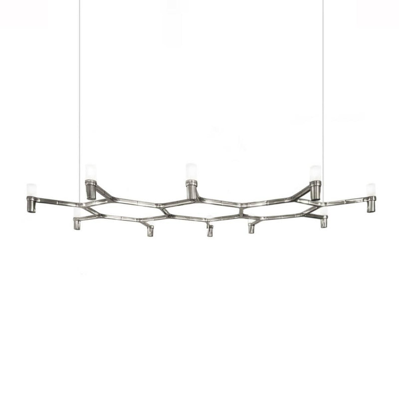 Crown Plana Chandelier by Nemo, Finish: Polished, ,  | Casa Di Luce Lighting