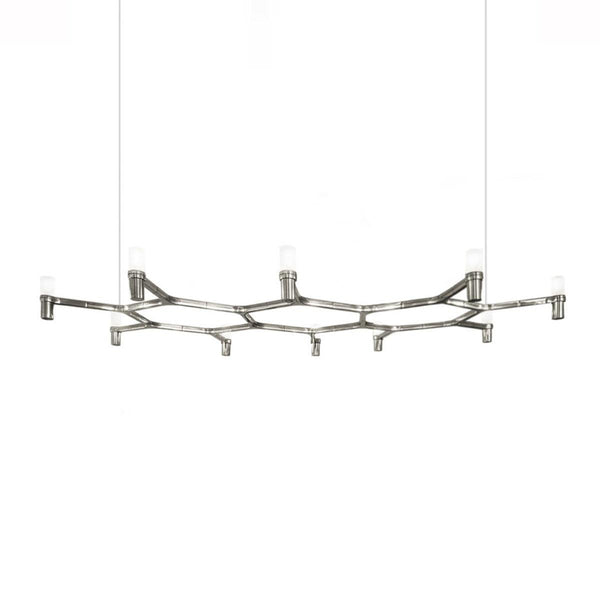 Crown Plana Chandelier by Nemo, Finish: Polished, White, Black, Gold Painted, Gold Plated, Black Plated, ,  | Casa Di Luce Lighting