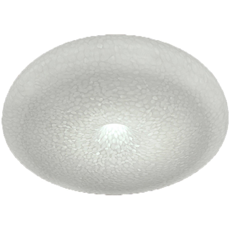 White Crater Ceiling Light by Italamp