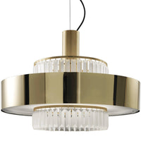 Satin Gold Crono Chandelier by Italamp