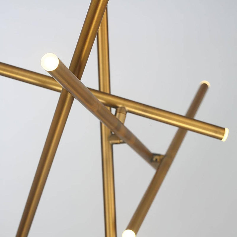 Crossroads 18-Light LED Chandelier by Eurofase, Finish: Black, Nickel Satin, Antique Brass, ,  | Casa Di Luce Lighting