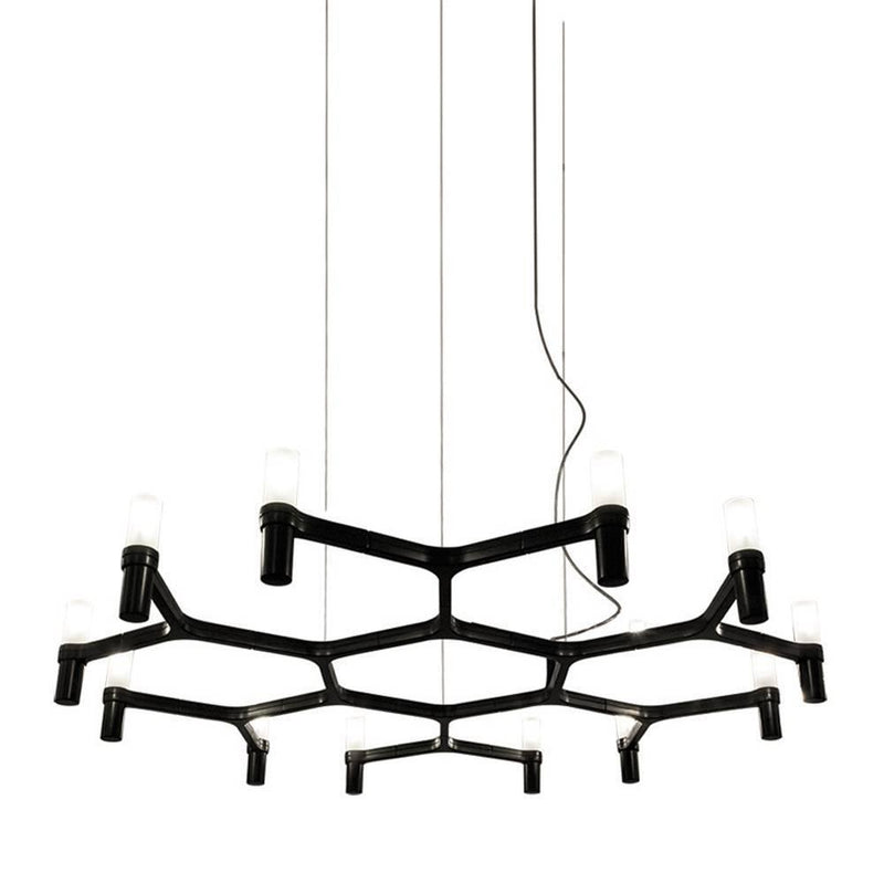Crown Plana Minor Chandelier by Nemo, Finish: White, Black, Polished, Gold Painted, Gold Plated, Black Plated, ,  | Casa Di Luce Lighting