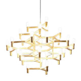 Crown Major Chandelier by Nemo, Finish: Gold Painted, ,  | Casa Di Luce Lighting
