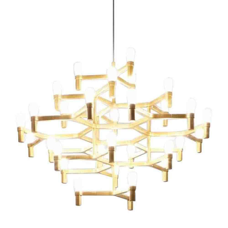 Crown Major Chandelier by Nemo, Finish: Gold Plated, ,  | Casa Di Luce Lighting