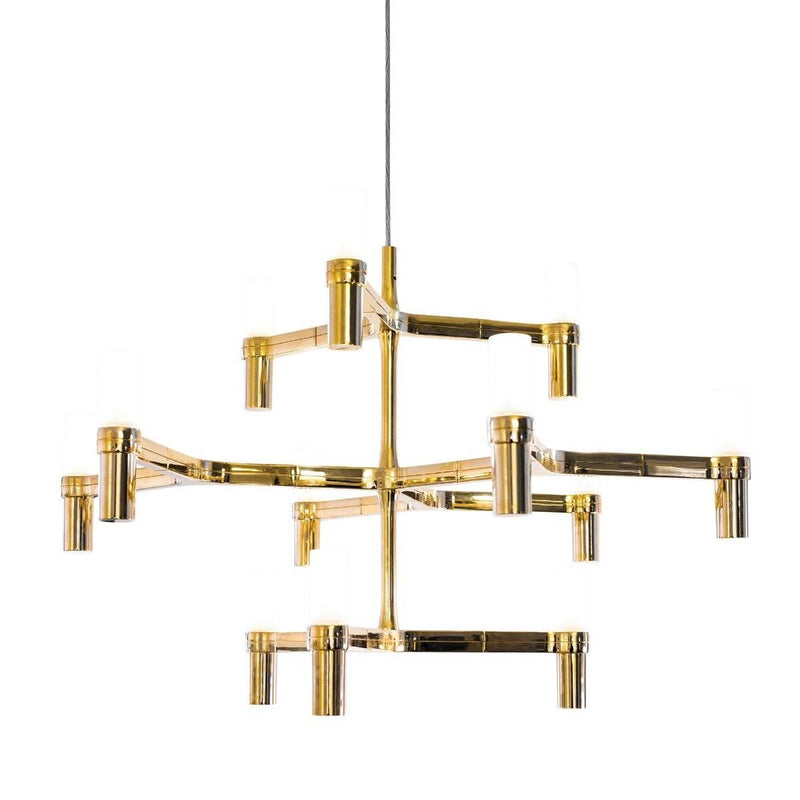 Crown Minor Chandelier by Nemo, Finish: Gold Painted, ,  | Casa Di Luce Lighting
