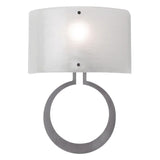 Carlyle Circlit Wall Sconce by Hammerton, Color: Frosted Granite-Hammerton Studio, Finish: Nickel Satin,  | Casa Di Luce Lighting